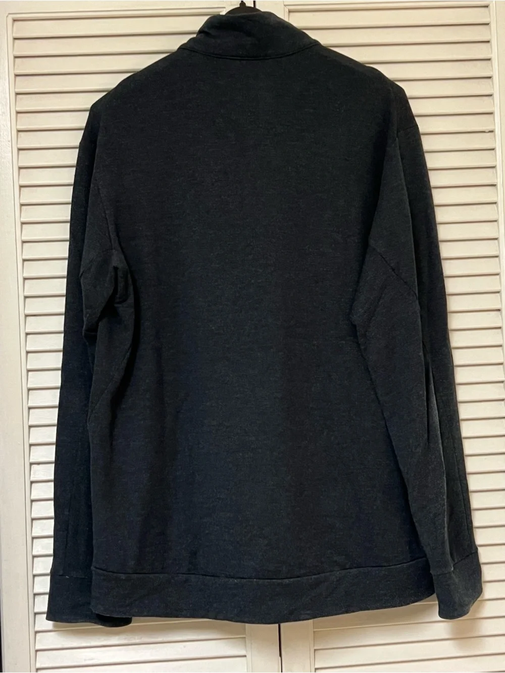 Nike Men’s Gray Dri-FIT 1/2 Zip Long Sleeve Pullover - Size Large - VGUC